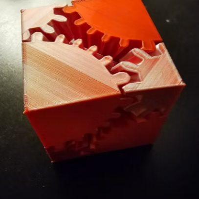 Cube Spinner Fidget 3D print